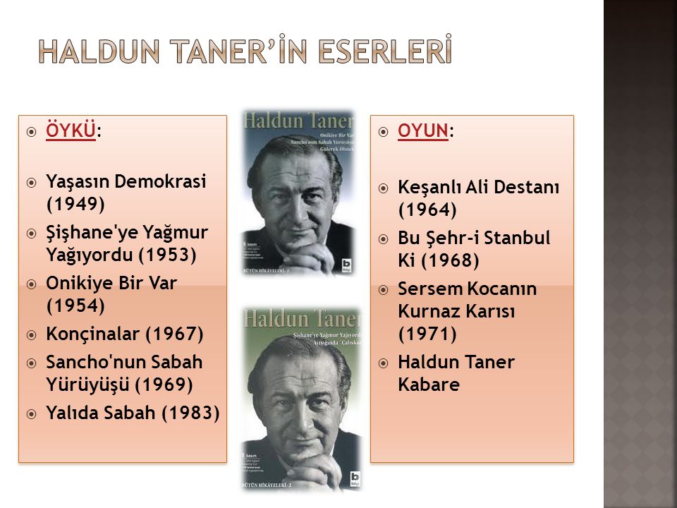 Konçinalar 50 Yaşında/Yapı Kredi Yayınları/Haldun Taner ...